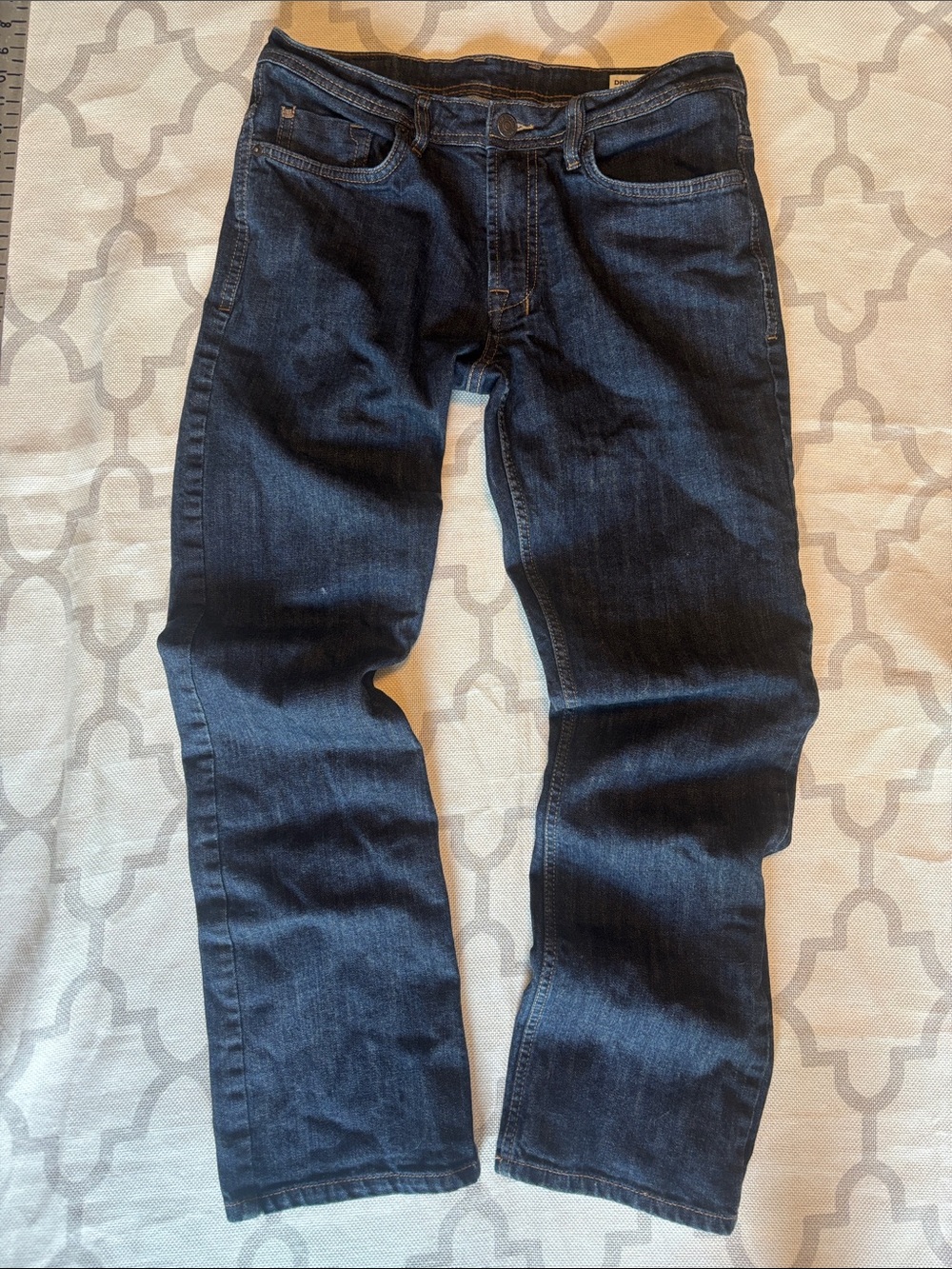 Buffalo David Bitton Men's Dark Blue Straight Jeans